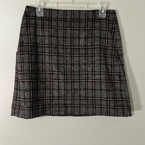 NWOT Loft Plaid Skirt Size 6